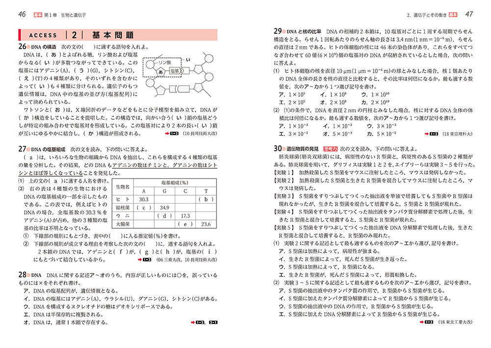 新編 アクセス総合生物 | 商品情報 | 浜島書店