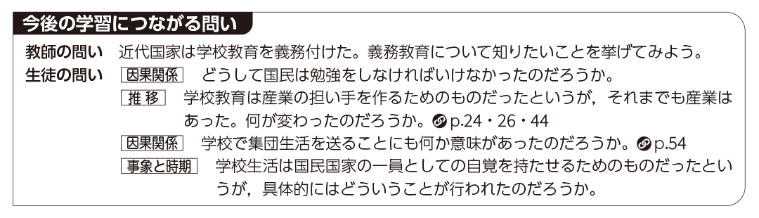 今後の学習につながる問い