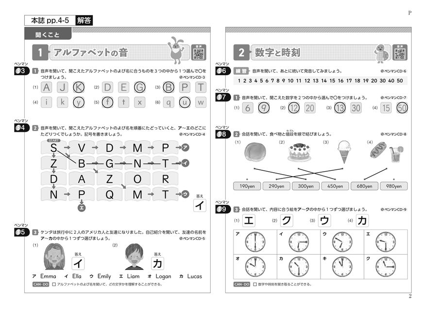 ごますぺページ パワーアップフォニックス 解答